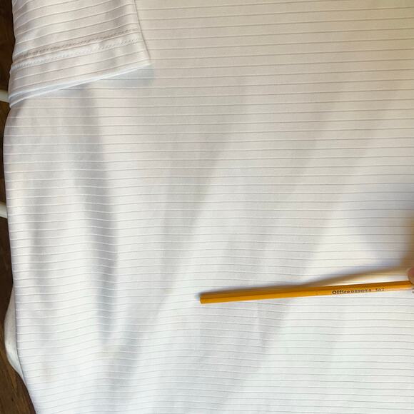 MG Golf Men Polo Shirt Size 2XL White Short Sleeve Private Club Collection - Picture 9 of 9